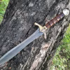 Elegant damascus master sword - Roman short viking sword - wedding & birthday gifts - Image 3