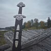 Handmade King Ragnar Lothbrok Viking Sword – Handcrafted Authentic Norse Replica with Scabbard