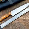 Custom Handmade Carbon steel Chef Knife Set, Kitchen Chef Knife Set - Image 2