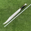 Handcrafted J2 Steel Sword knife Hunting Knife, Camping Hunting knife, UN-6322