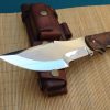 Handmade tracker knife | Custom handmade D2 steel tracker hunting knife With Sheath | high polish Gerber Gear